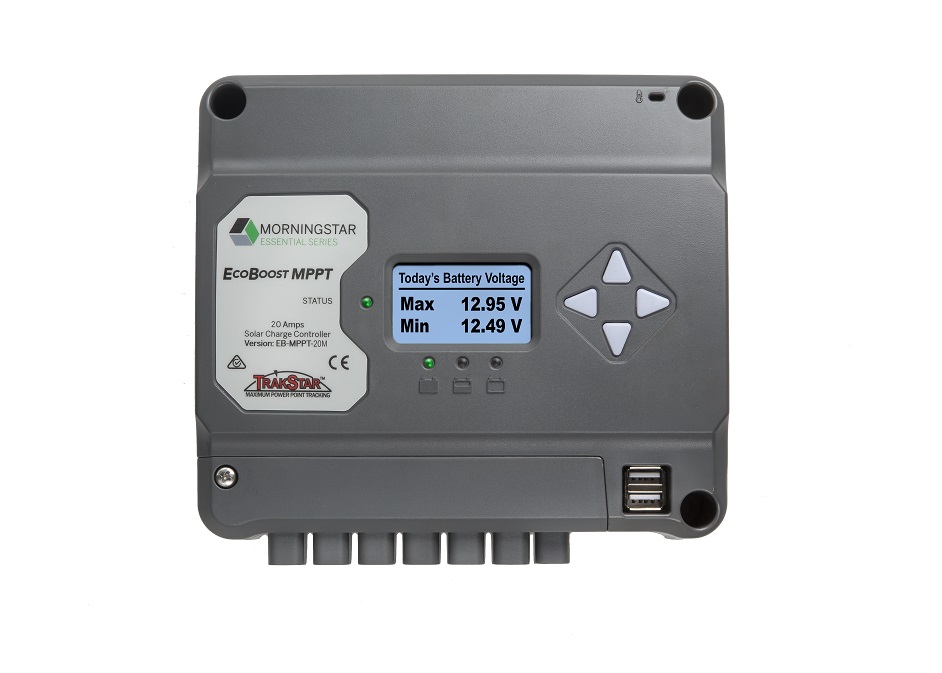 Regulador Morningstar EcoBoost MPPT con Display 40A 12V/24V - Modelo: EB-MPPT-40M