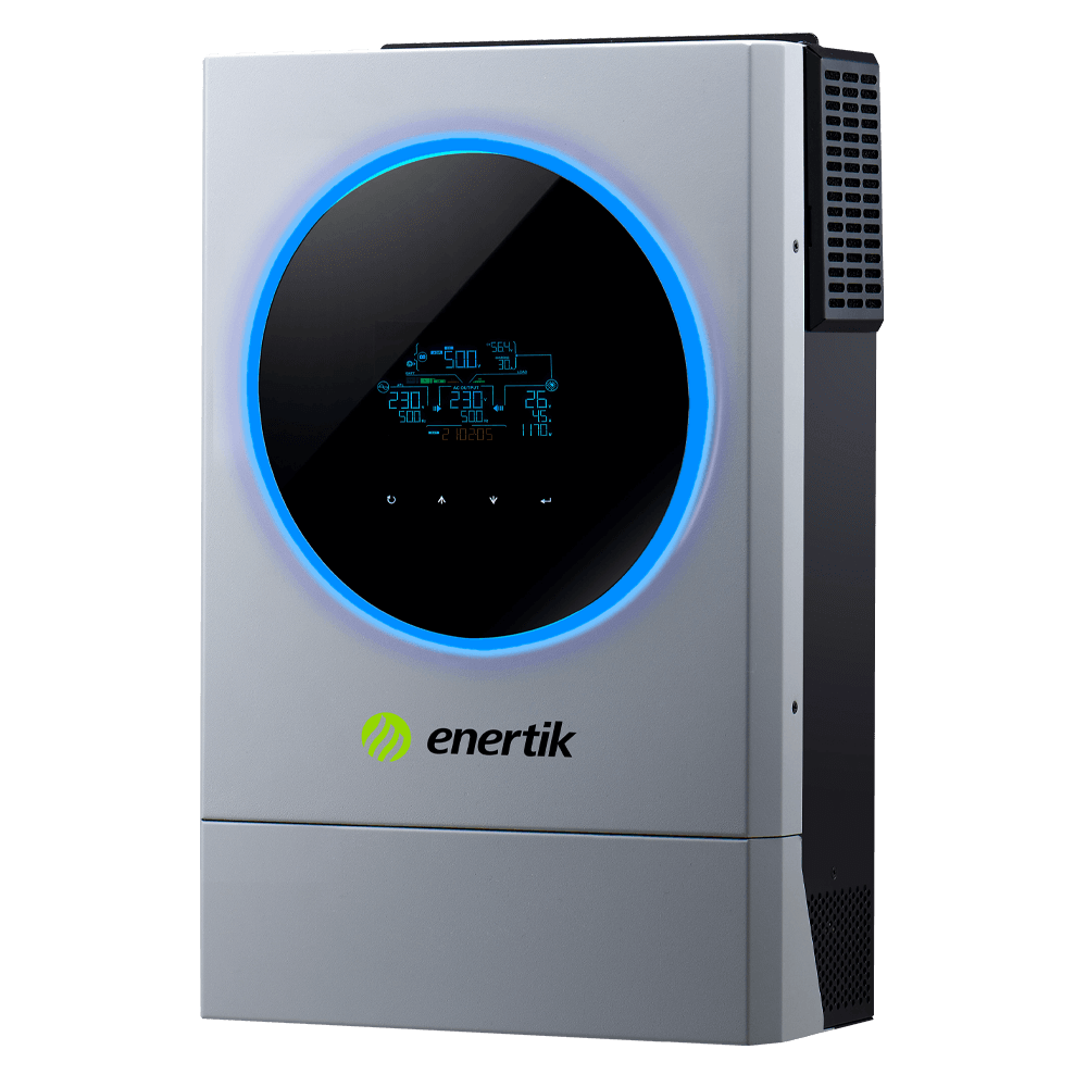 Inversor/Cargador - S. Pura 48Vcc a 220Vca 3600W / MPPT 5000W / Paralelo - Modelo: IMKQ-3.6K-48P