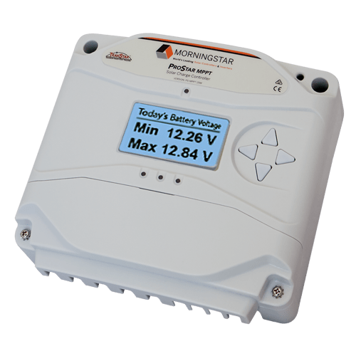Regulador Morningstar ProStar MPPT C/Display 25A 12V/24V - Modelo: PS-MPPT-25M